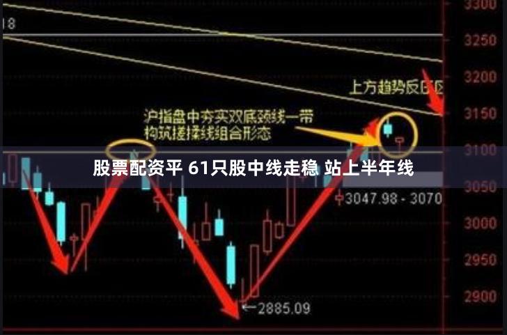 股票配资平 61只股中线走稳 站上半年线